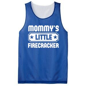 Mommys Little Firecracker Funny Mothers Day Funny Gift Mesh Reversible Basketball Jersey Tank