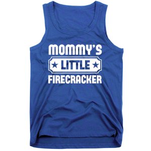 Mommys Little Firecracker Funny Mothers Day Funny Gift Tank Top