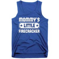 Mommys Little Firecracker Funny Mothers Day Funny Gift Tank Top