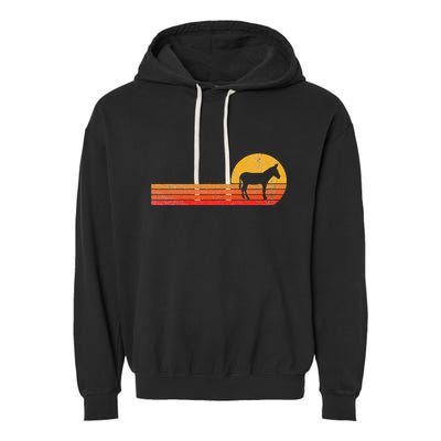 Mule Lover Funny Mule Garment-Dyed Fleece Hoodie