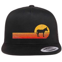 Mule Lover Funny Mule Flat Bill Trucker Hat