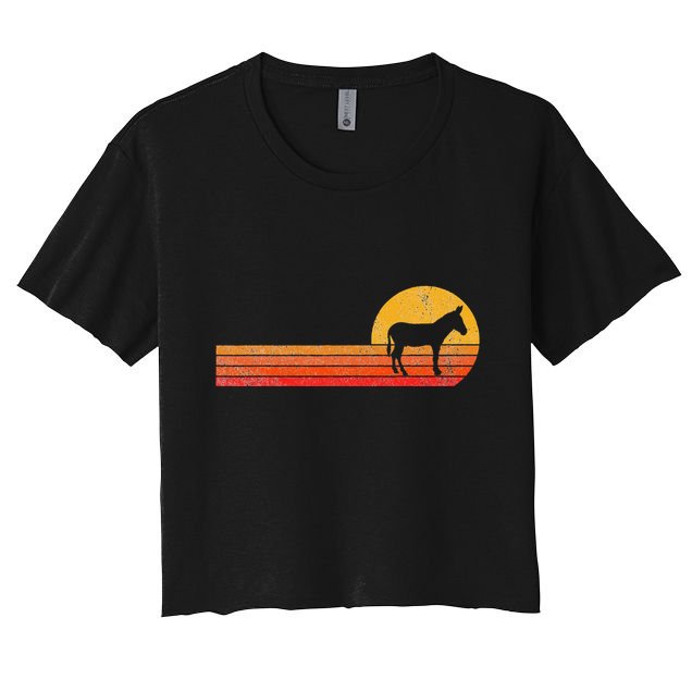 Mule Lover Funny Mule Crop Top