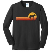 Mule Lover Funny Mule Kids Long Sleeve Shirt