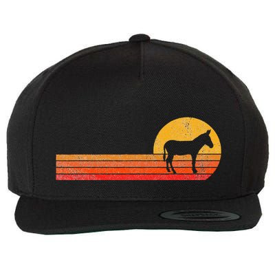 Mule Lover Funny Mule Wool Snapback Cap