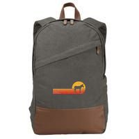 Mule Lover Funny Mule Cotton Canvas Backpack
