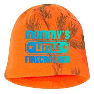 Mommys Little Firecracker Funny Mothers Day Funny Gift Gift Kati - Camo Knit Beanie