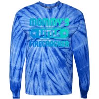 Mommys Little Firecracker Funny Mothers Day Funny Gift Gift Tie-Dye Long Sleeve Shirt