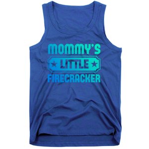 Mommys Little Firecracker Funny Mothers Day Funny Gift Gift Tank Top