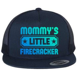 Mommys Little Firecracker Funny Mothers Day Funny Gift Gift Flat Bill Trucker Hat