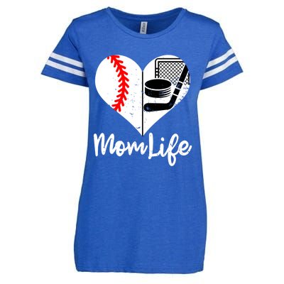 Mom Life Funny Baseball Hockey Mom Gift Enza Ladies Jersey Football T-Shirt