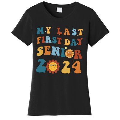 My Last First Day Senior Back To School 2024 1 Women's T-Shirt