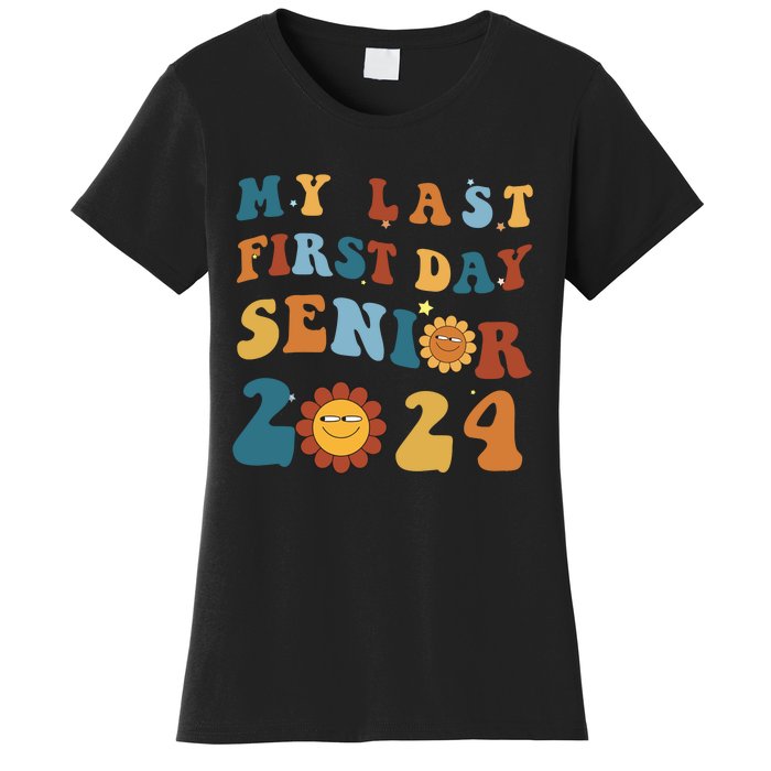 My Last First Day Senior Back To School 2024 1 Women's T-Shirt