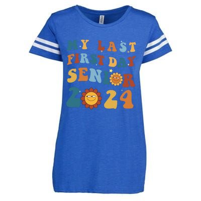 My Last First Day Senior Back To School 2024 1 Enza Ladies Jersey Football T-Shirt