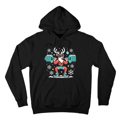 Merry Liftmas Fitness Reindeer Christmas Tank Top Hoodie