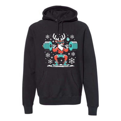 Merry Liftmas Fitness Reindeer Christmas Tank Top Premium Hoodie