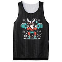 Merry Liftmas Fitness Reindeer Christmas Tank Top Mesh Reversible Basketball Jersey Tank