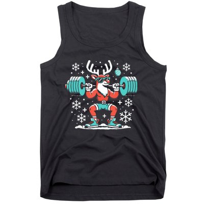 Merry Liftmas Fitness Reindeer Christmas Tank Top Tank Top