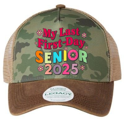 My Last First Day Senior 2025 Back To School Legacy Tie Dye Trucker Hat