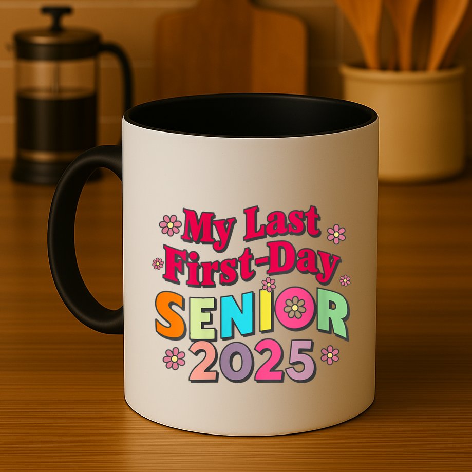 My Last First Day Senior 2025 Back To School Mug