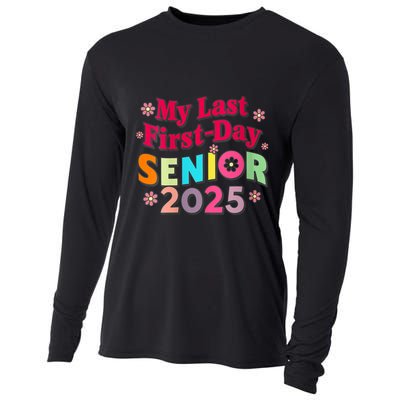 My Last First Day Senior 2025 Back To School Cooling Performance Long Sleeve Crew