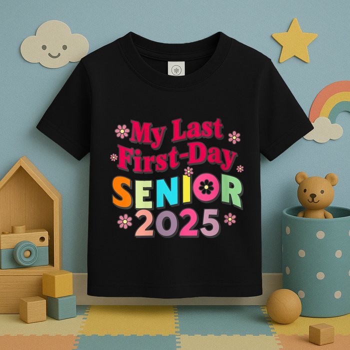 My Last First Day Senior 2025 Back To School Toddler T-Shirt