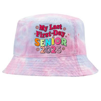 My Last First Day Senior 2025 Back To School Tie-Dyed Bucket Hat