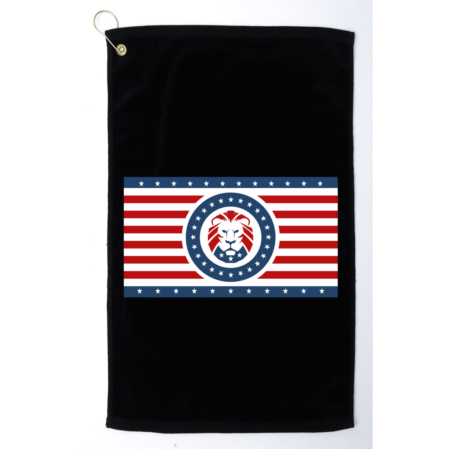 Maga Lion Flag The Patriot Party We The People Gift Golf Towel