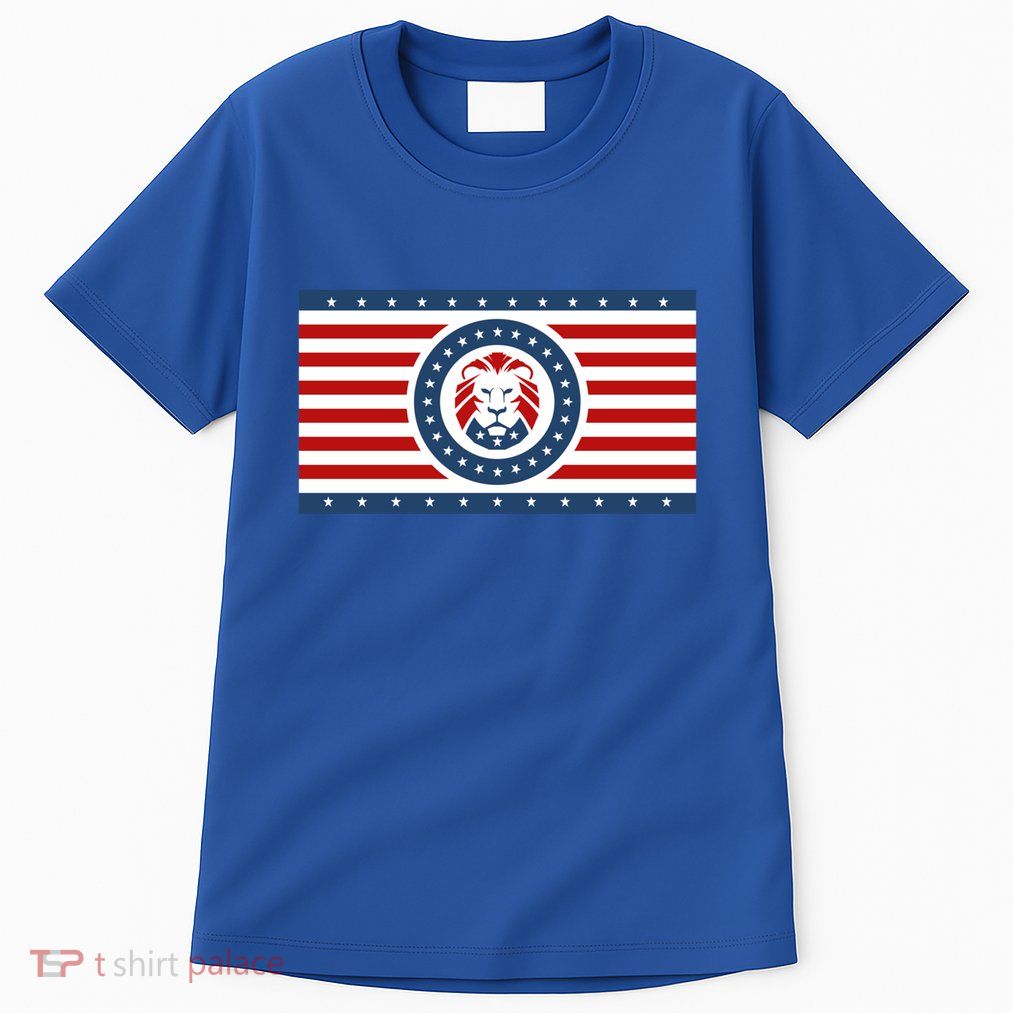 Maga Lion Flag The Patriot Party We The People Gift Tall T-Shirt