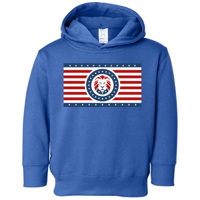 Maga Lion Flag The Patriot Party We The People Gift Toddler Hoodie