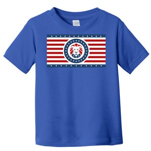 Maga Lion Flag The Patriot Party We The People Gift Toddler T-Shirt