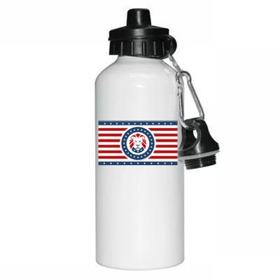 Maga Lion Flag The Patriot Party We The People Gift Aluminum Water Bottle