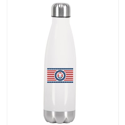 Maga Lion Flag The Patriot Party We The People Gift Stainless Steel Insulated Water Bottle