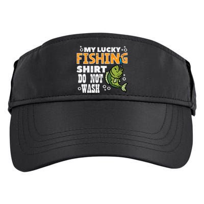 My Lucky Fishing Do Not Wash Funny Fish Angling Adult Drive Performance Visor