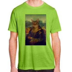 Meowing Lisa Funny Cat Cat Art Cat Lover Cat Owner Adult ChromaSoft Performance T-Shirt