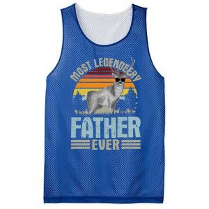 Most Legendeery Father Ever Deer Hunting Hunter FatherS Day Great Gift Mesh Reversible Basketball Jersey Tank