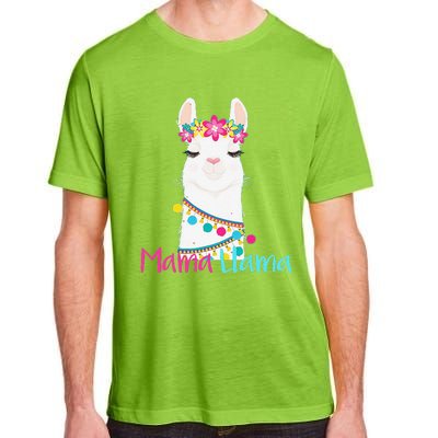 Mama Llama Funny Mother's Day Women Mom Birthday Adult ChromaSoft Performance T-Shirt