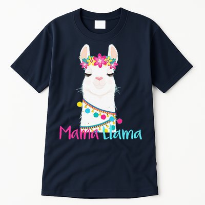 Mama Llama Funny Mother's Day Women Mom Birthday Tall T-Shirt