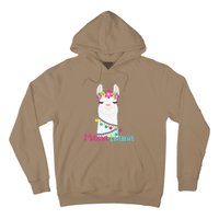 Mama Llama Funny Mother's Day Women Mom Birthday Hoodie