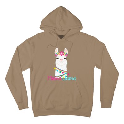 Mama Llama Funny Mother's Day Women Mom Birthday Hoodie