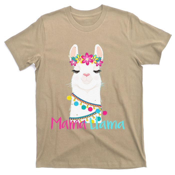 Mama Llama Funny Mother's Day Women Mom Birthday T-Shirt