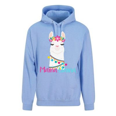 Mama Llama Funny Mother's Day Women Mom Birthday Unisex Surf Hoodie