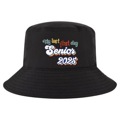 My Last First Day Senior 2025 Back To School Vintage Cool Cool Comfort Performance Bucket Hat