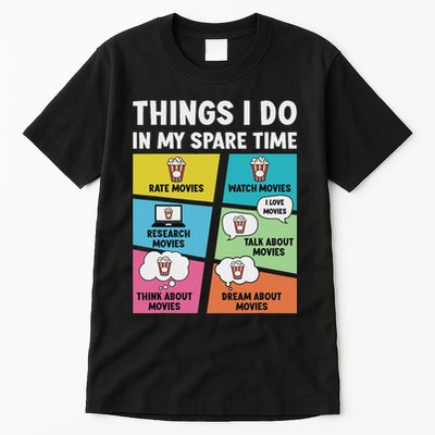 Movie Lover Film Enthusiast Cinema Lover Cinephile Tall T-Shirt