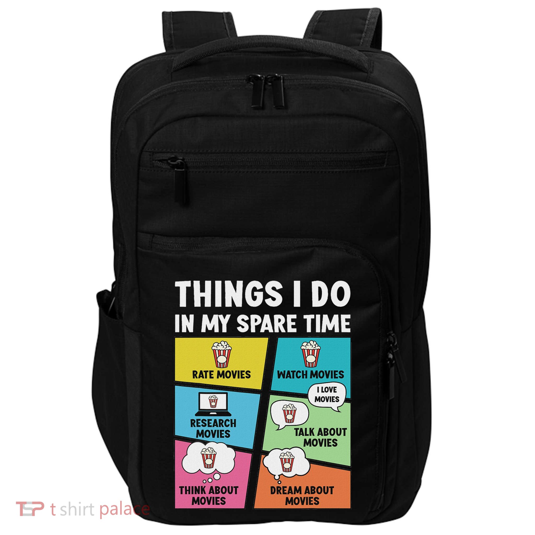 Movie Lover Film Enthusiast Cinema Lover Cinephile Impact Tech Backpack