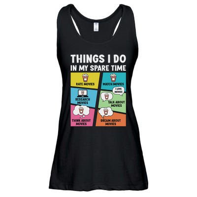 Movie Lover Film Enthusiast Cinema Lover Cinephile Ladies Essential Flowy Tank