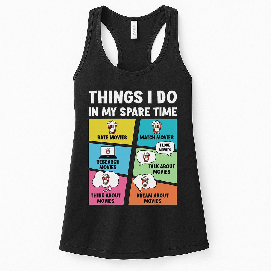 Movie Lover Film Enthusiast Cinema Lover Cinephile Womens Tank Top