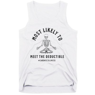 Most Likely Funny Deductible Chronic Condition Illness Tank Top