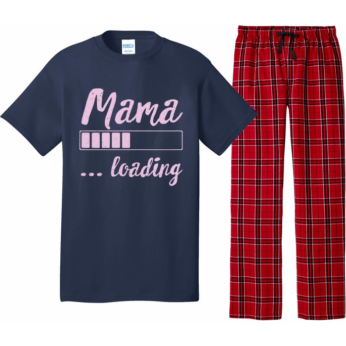 Mama Loading Future Mom Funny New Mommy Mother Soon To Be Pajama Set