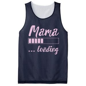 Mama Loading Future Mom Funny New Mommy Mother Soon To Be Mesh Reversible Basketball Jersey Tank