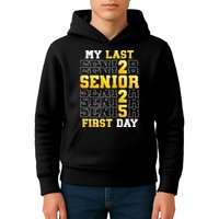 My Last First Day Senior 2025 Back To School Class Of 2025 Kids Hoodie